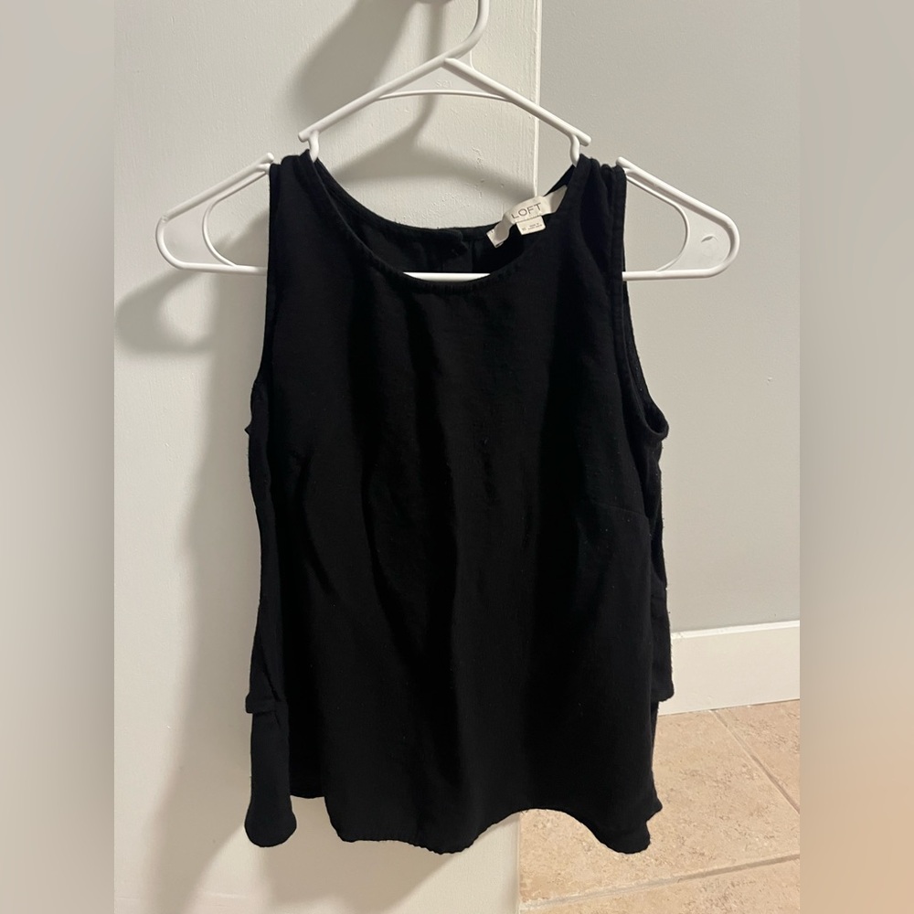 LOFT Classic Black Tank Top